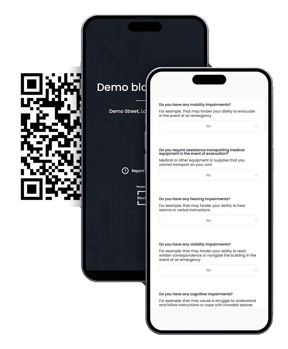 PEEP questionnaire mockup